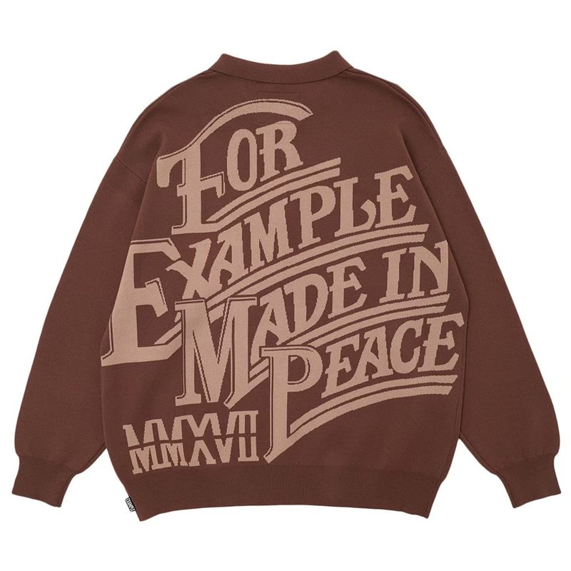 EXAMPLE MADE IN PEACE POLO KNIT SHIRTS