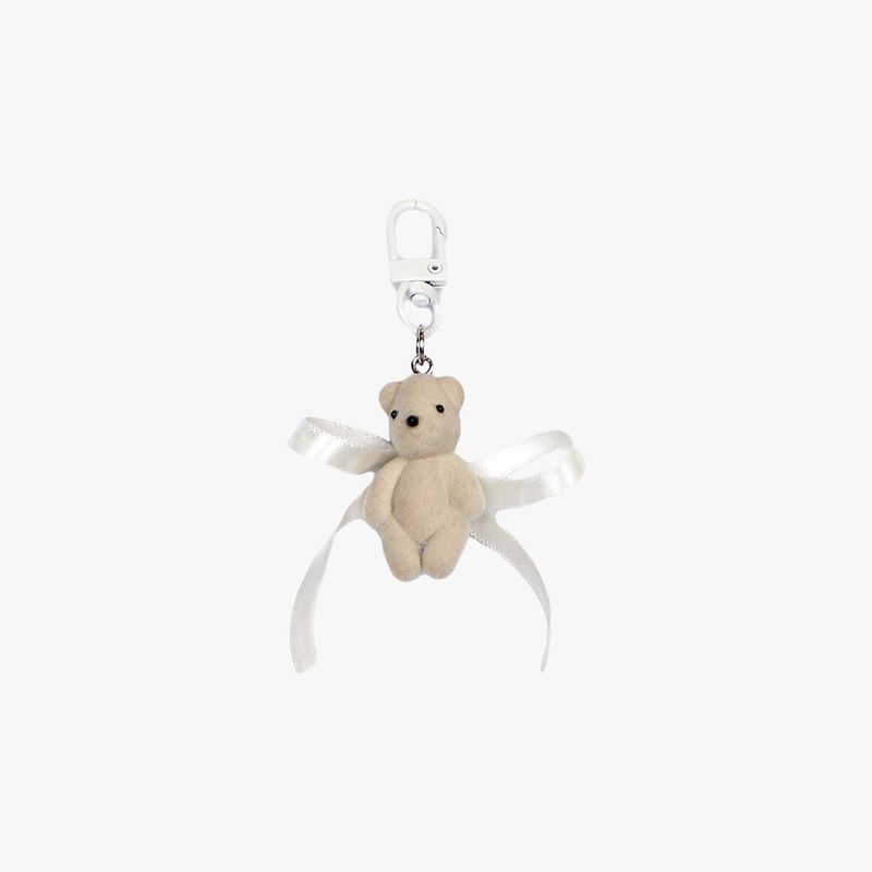 PINK PINEAPPLE（ピンクパイナップル）の「BACK RIBBON BEAR KEYRING（Toys/Key Holders）」