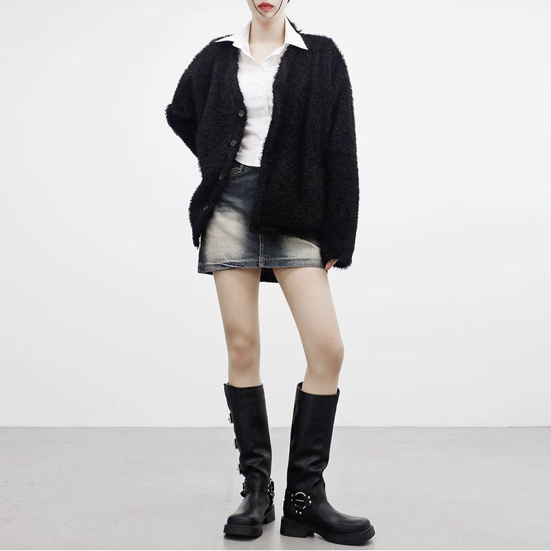 Fergie Mohair Over Cardigan