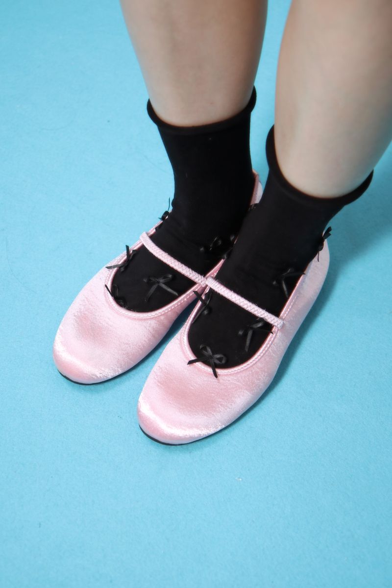 ribbon point socks (2colors)