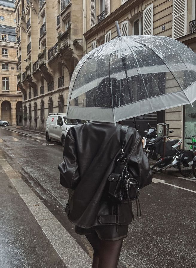 Villa Hand Washing Leather Biker Jacket