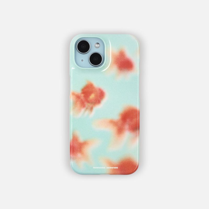 sunvase service(サンベースサービス)の「GOLDFISH BLUR CASE_MINT (glossy hard)(Smartphone Accessories)」