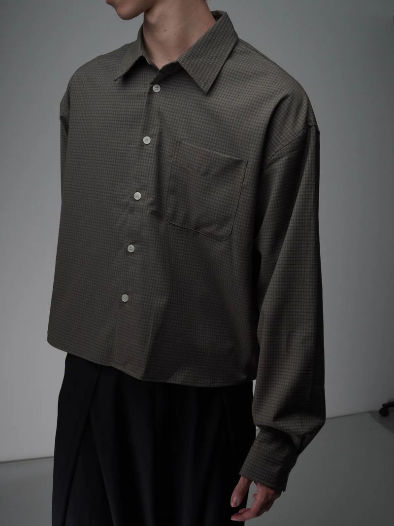 RB53 Boxy Micro-Check Shirt