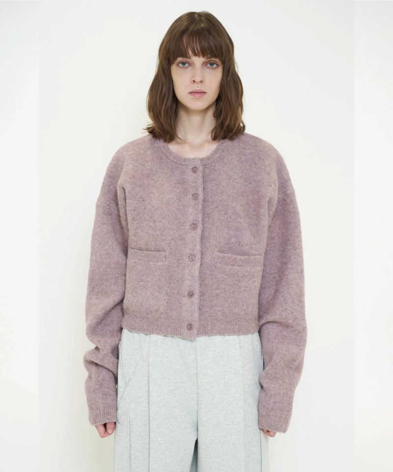 VIAVANDA（ヴィアヴァンダ）の「FLUFFY KNIT CARDIGAN（Tops）」