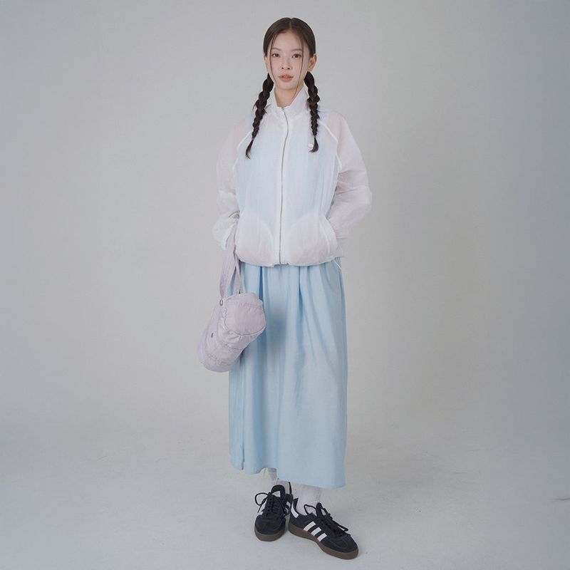 FABRIC DUFFEL BAG(LIGHT VIOLET)