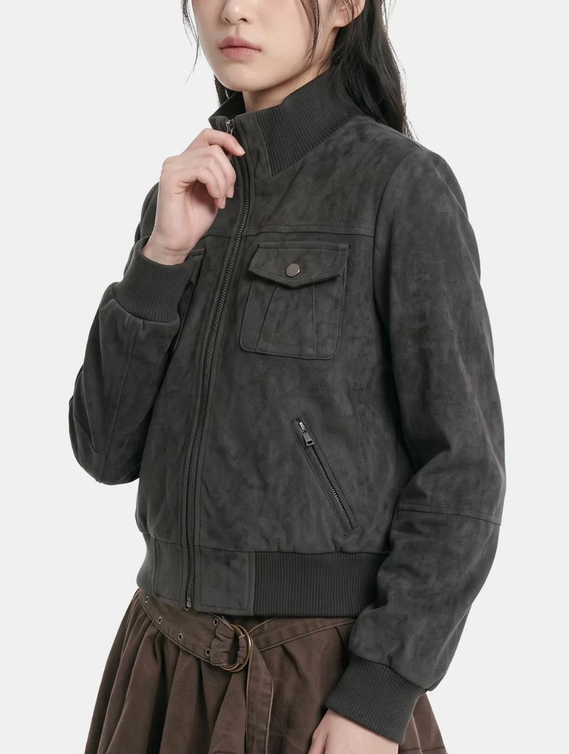 Ellie Washed Zip-Up Jumper