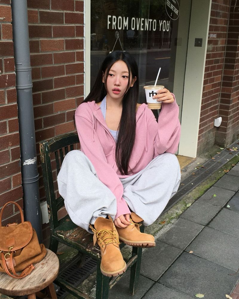 [ORIGINAL] Breeze Knit Hood Zip-Up