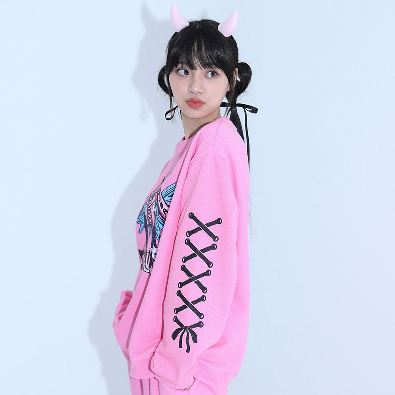 0 6 android sweat shirt - PINK