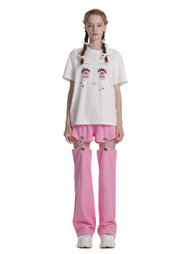 CLUT STUDIO(クラットスタジオ)の「0 9 cut out sweatpants - PINK(Pants)」
