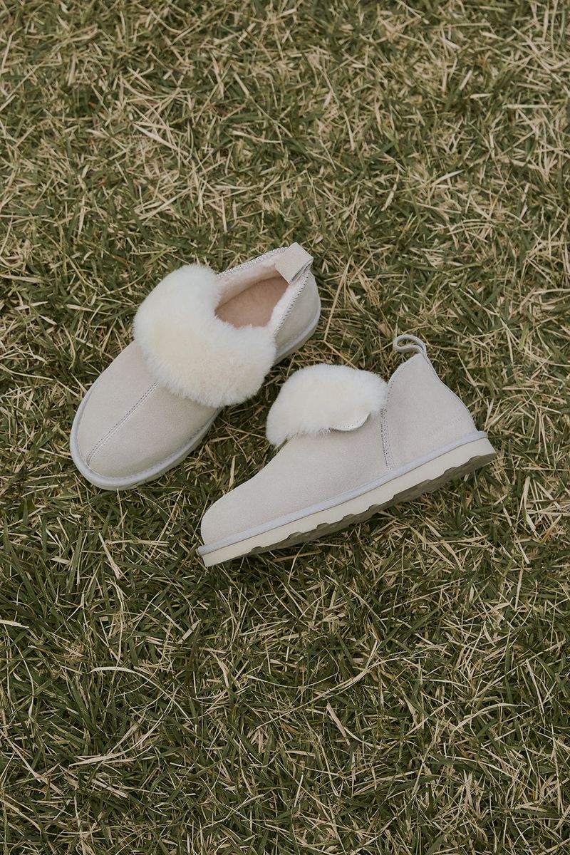 Toasty Fur Shoes - Beige