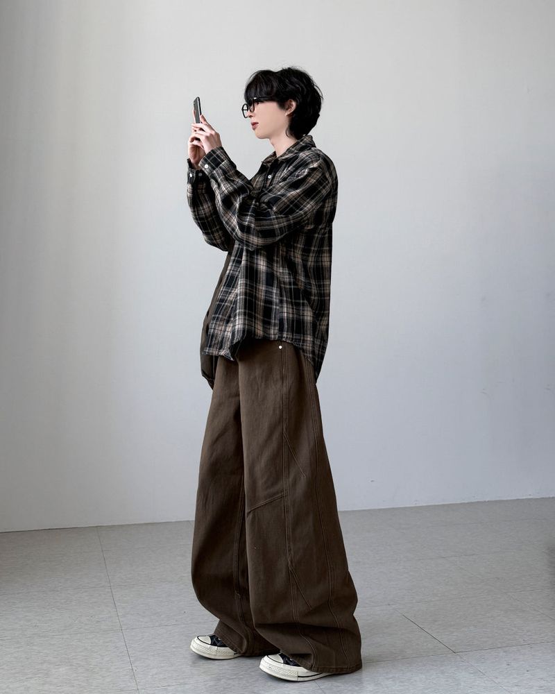 Mervin Check Over Shirt