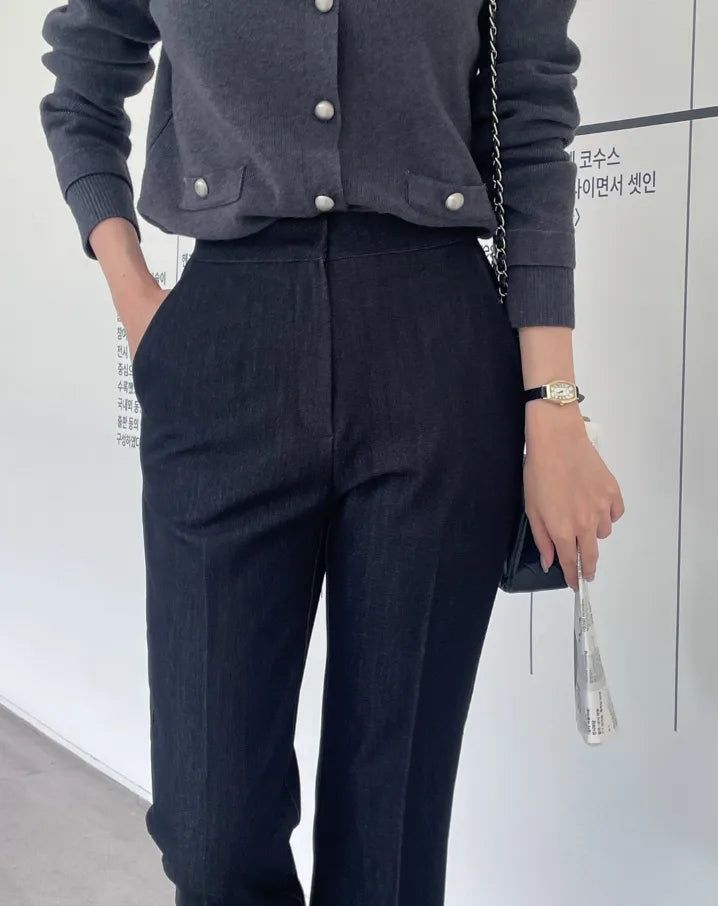Menzo Bootcut Span Denim Slacks
