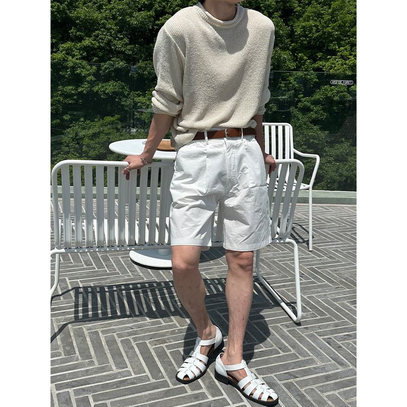 [S/S] Bio pin tuck bermuda pants(5color)