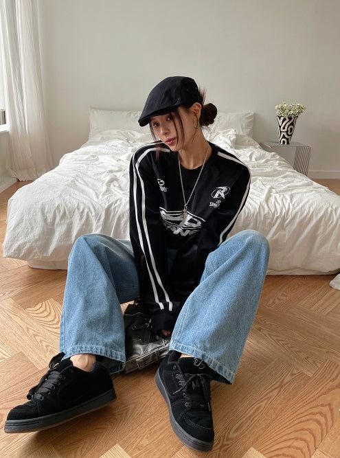 Aensseo Velvet Track Over Tee