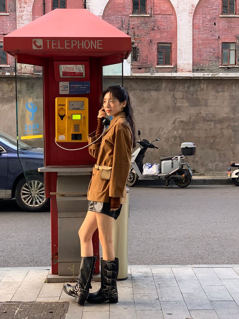 [MADE] Le Elle Leather Shorts