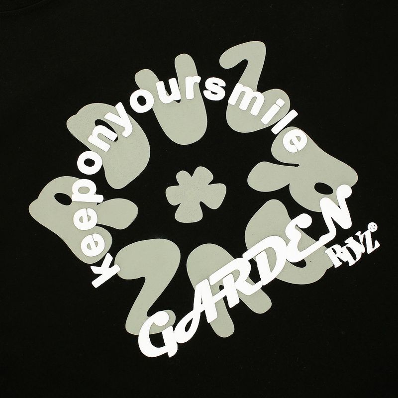 フラワーリーフロゴTシャツ