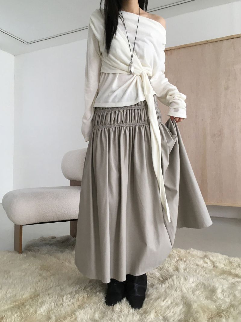 Cross strap drape T