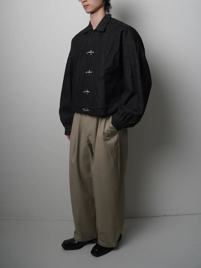 JT8 Denim Clasped Fireman Jacket