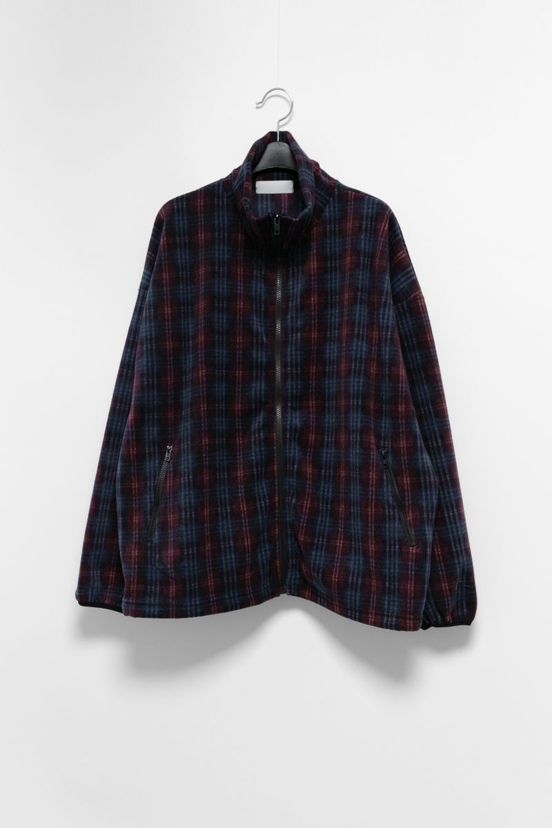 fleece check jumper(3colors)