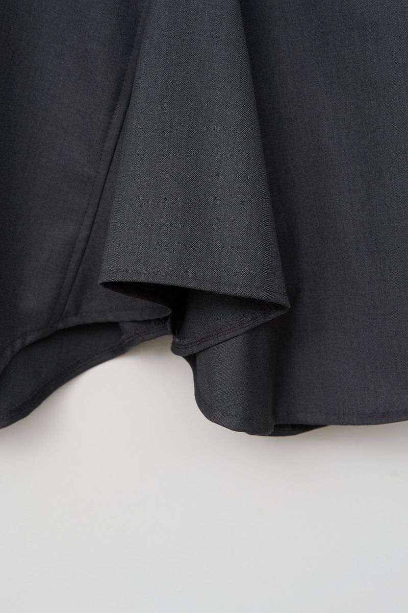 (W) Piece Unbalance Skirt