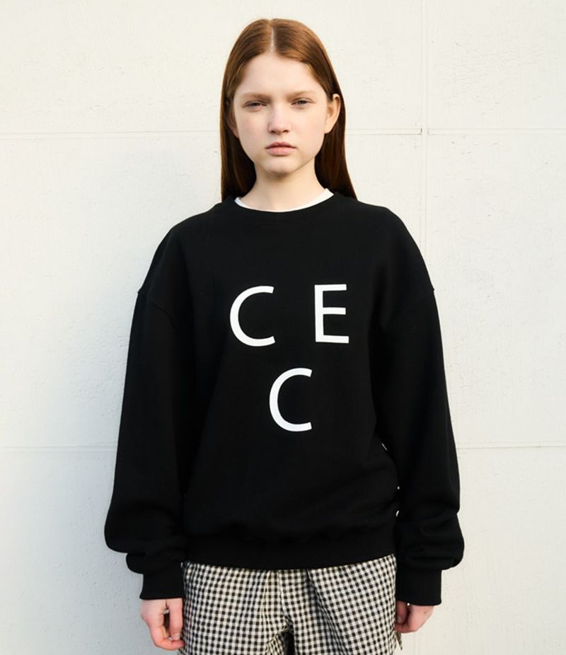 CEC TRIANGLE LOGO SWEATSHIRT(BLACK)