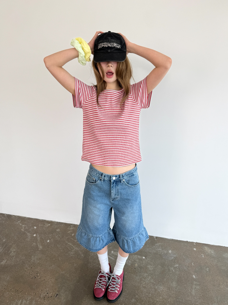 multi stripe T