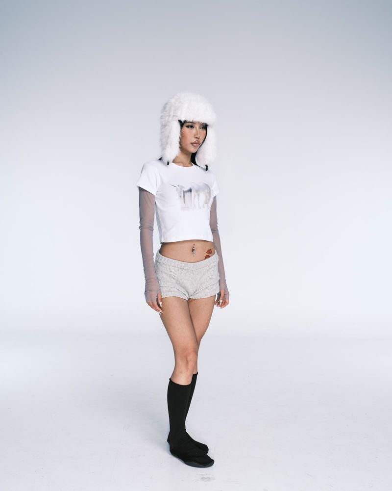 dydoshop（ダイドーショップ）の「ユニコーンレイヤードTシャツ（ホワイト）（トップス）」