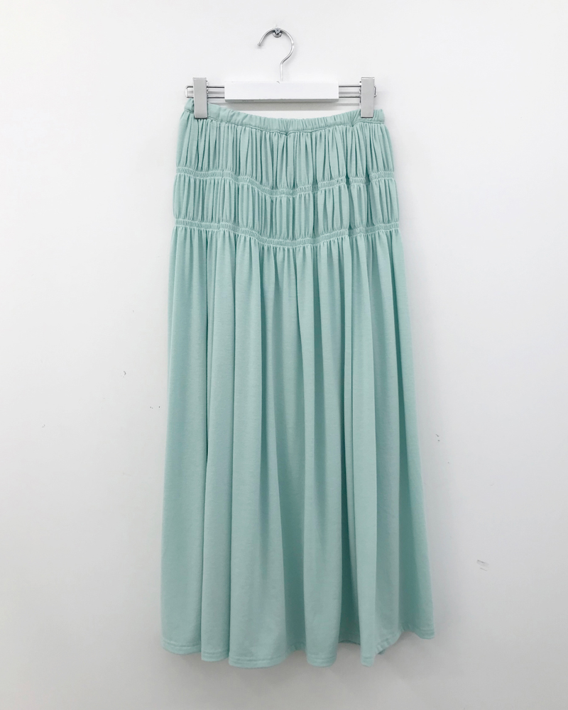 Sor Shirred Long Skirt (4color)