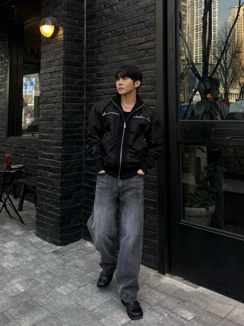 Banded ma-1 windbreaker