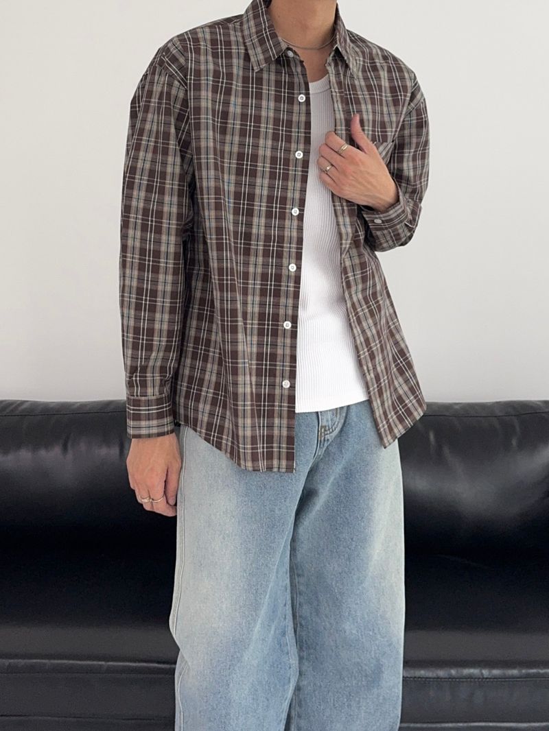 SP Check Standard Cotton Shirt (3C)