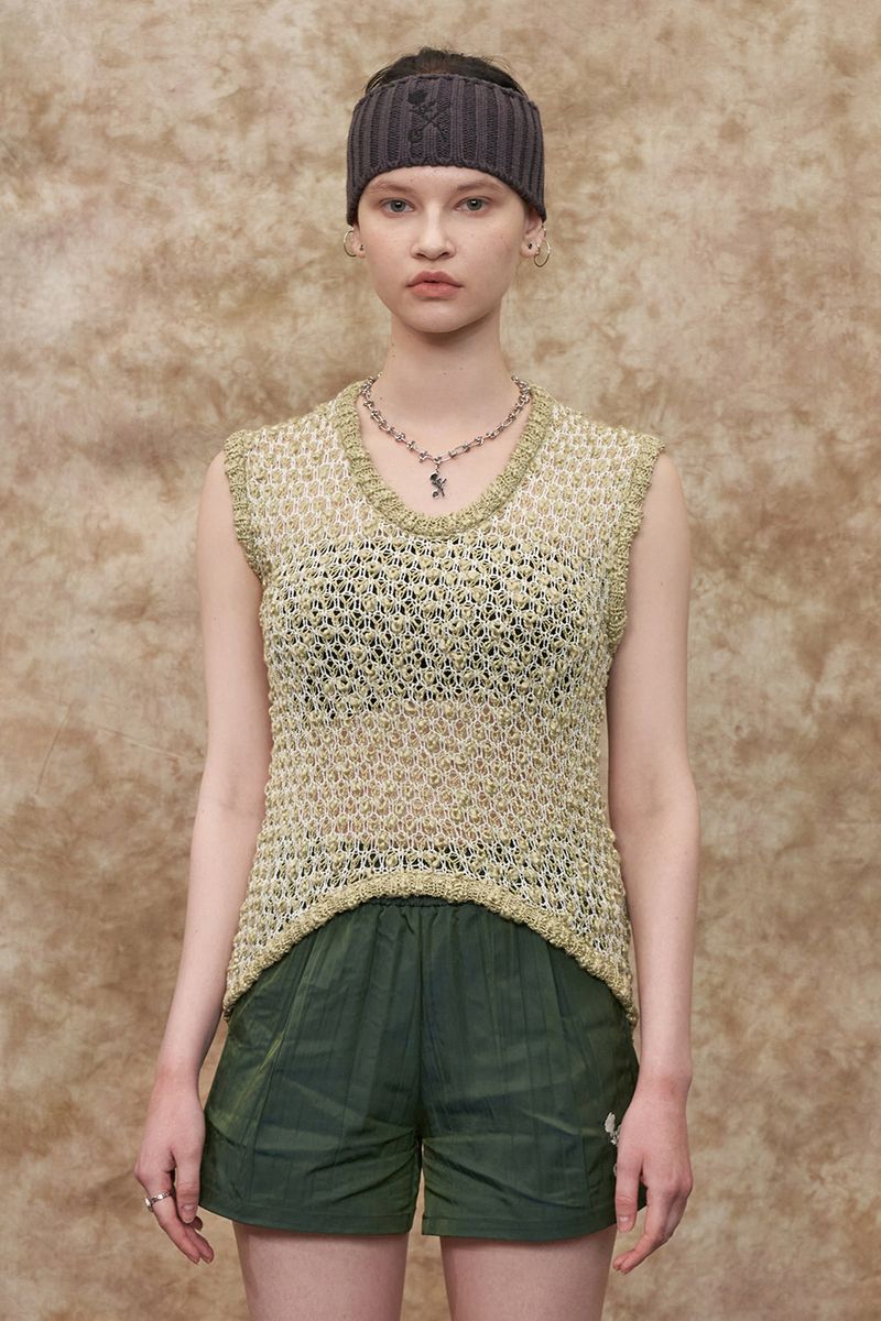 UNALLOYED（アナロイド）の「[22S] KNIT VEST（Tops）」