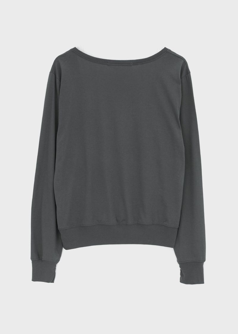 [MADE] Roni's Deep V-neck Summer Cotton Long Sleeve Tee
