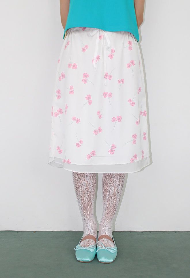 AAKE(アケ)の「BLOOM LAYERED MIDI SKIRT(Skirts)」