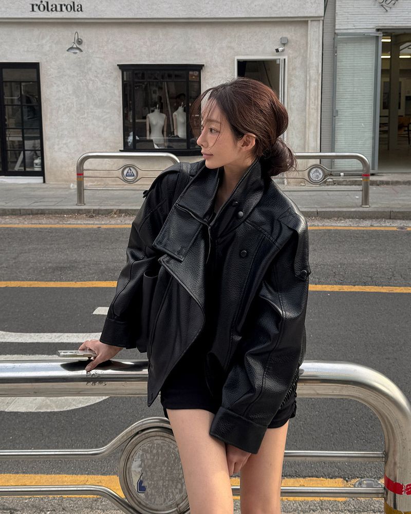 Hiren leather jacket