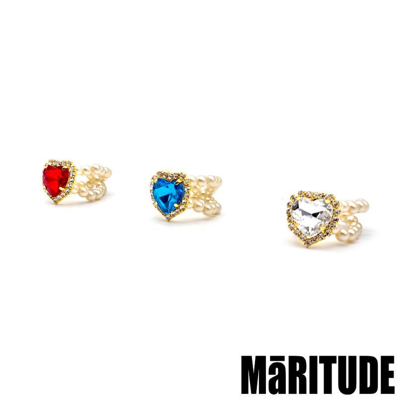 HEART BEAM RINGS (3COLOR)