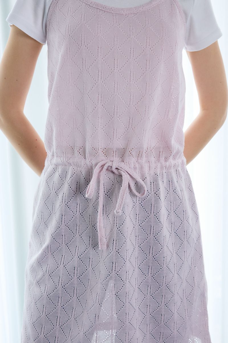 SOFT KNOT LACE DRESS