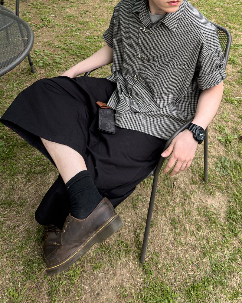 Varon Patch Strap Bermuda Pants
