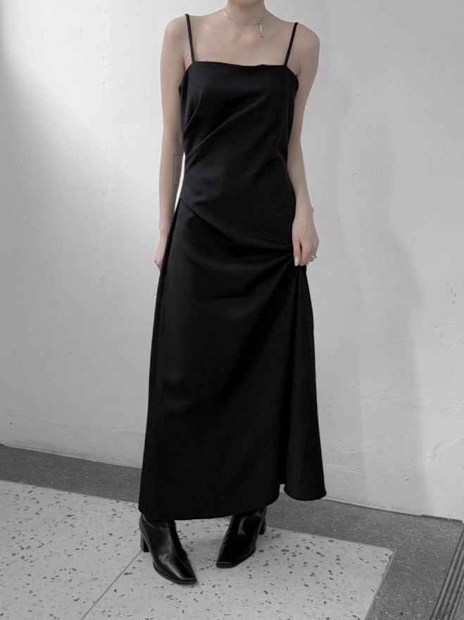 Dupe Pintuck Drape One Piece