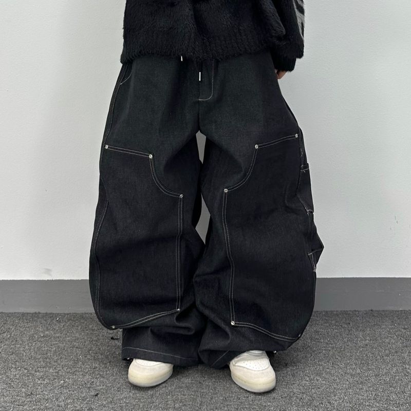 PEARCLAN(ペアクラン)の「double-knee big denim carpenter pants(Pants)」