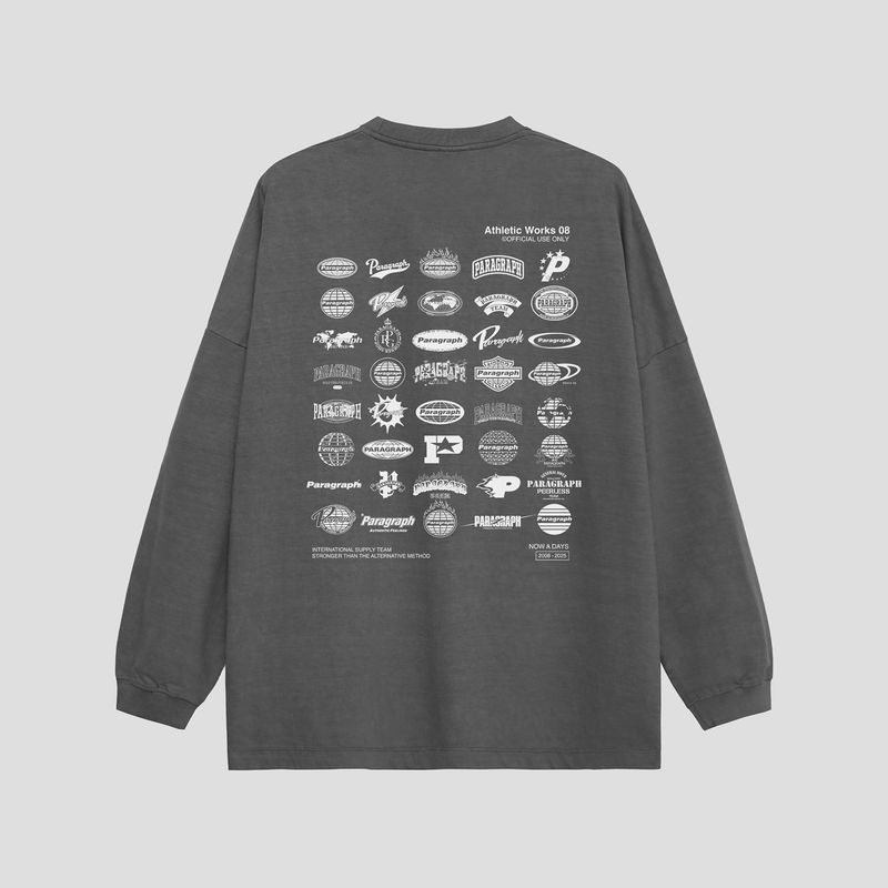 PARAGRAPH(パラグラフ)の「ARCHIVED LOGO L/S(Tops)」