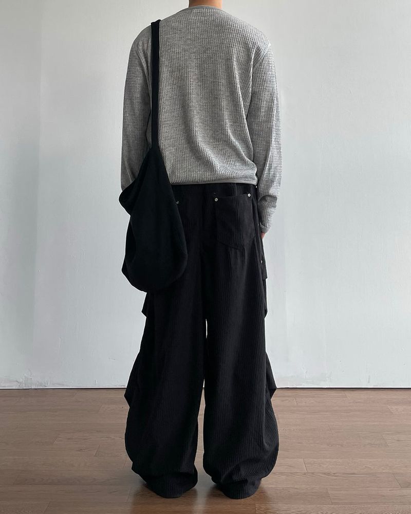 Crip Rivet Corduroy Pants