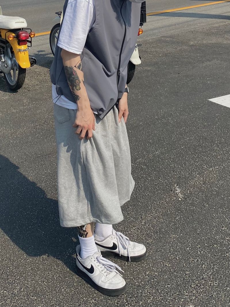 Daily Sweat String Half Pants 3C