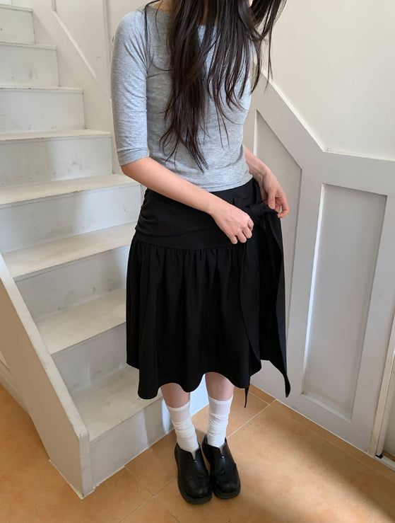 Chiri Boatneck Three Quarter Tee