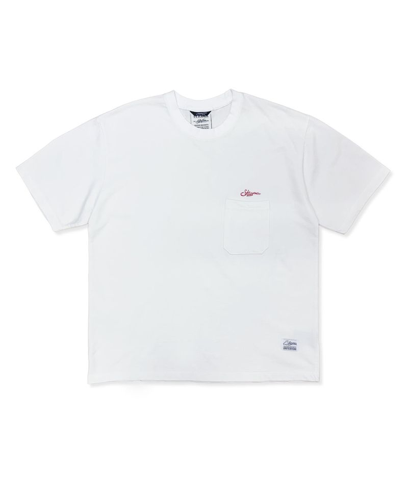 STIGMA（スティグマ）の「SCRT WASHED POCKET T-SHIRTS WHITE（Tops）」