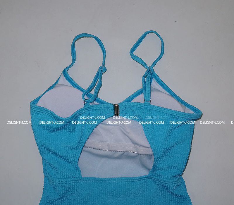 V-neck monokini one-piece swimsuit