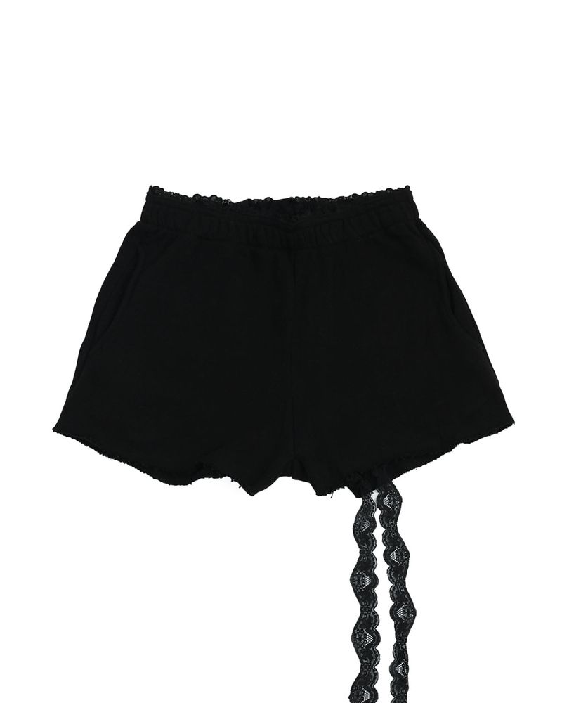  LACE SHORTS PANTS BLACK