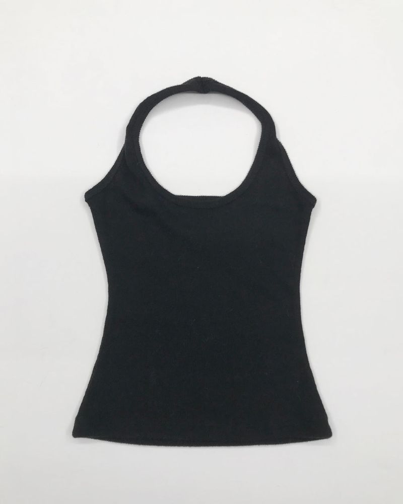 Halter Neck Tank Top (4color)