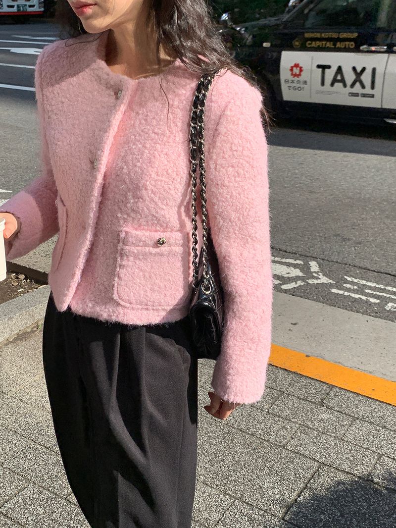 [MADE] [Wool Napping] Winter Warm Pintuck Wide Slacks