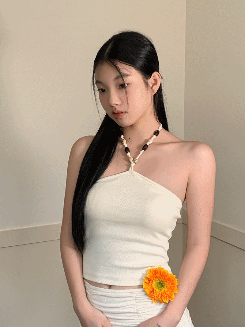 dereborujo（ドレボルゾー）の「Ethnic halterneck off tube top（Tops）」