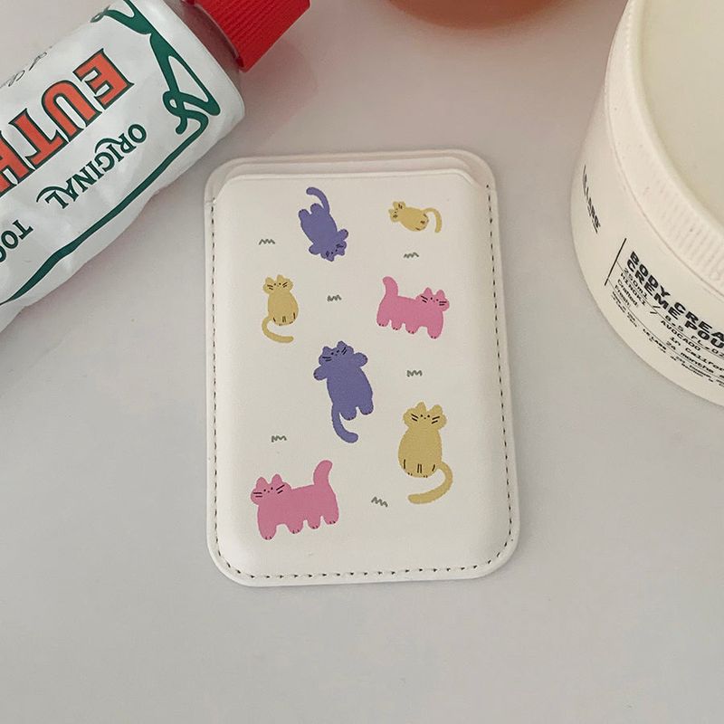Colorful Color Cat Magsafe CardPocket